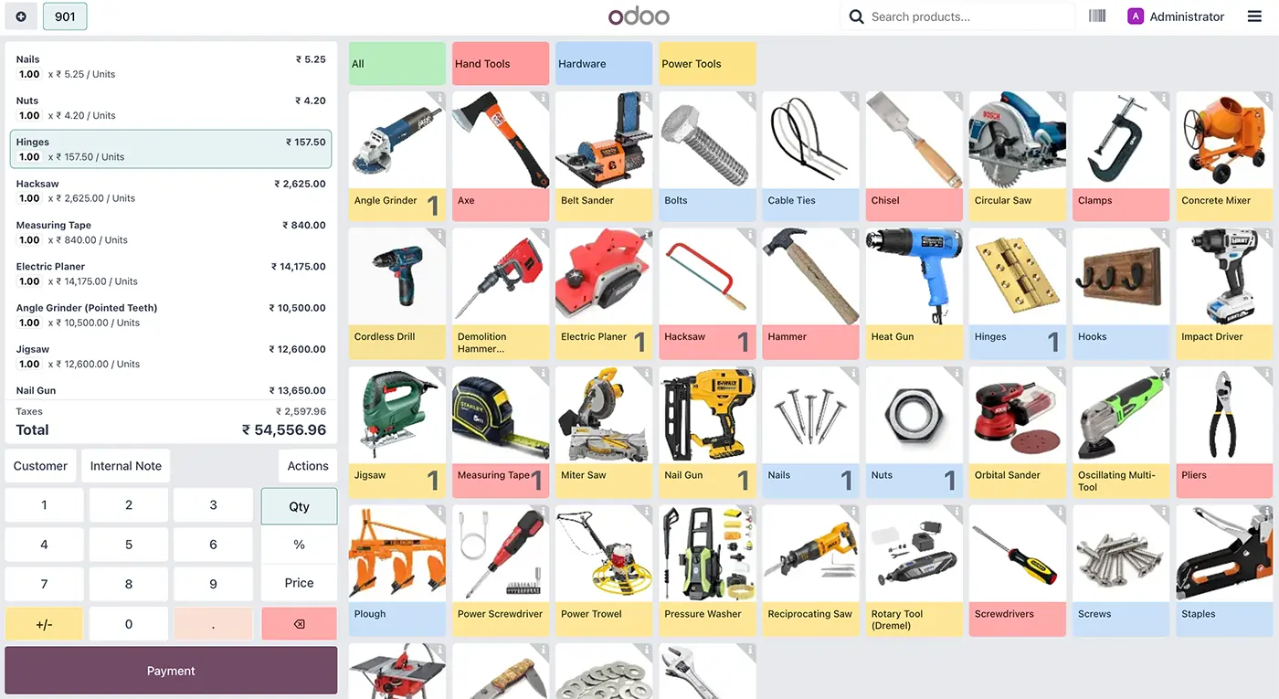 Key Features of a Hardware Store Management System POS system for hardware store